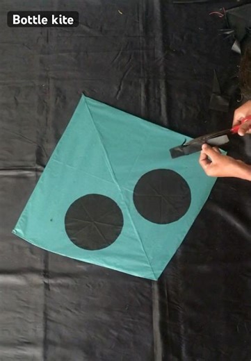 Making tutorial of International bottle kite #diy