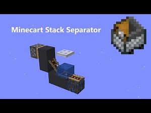 1-Wide, Tileable Stacked Minecart Separator