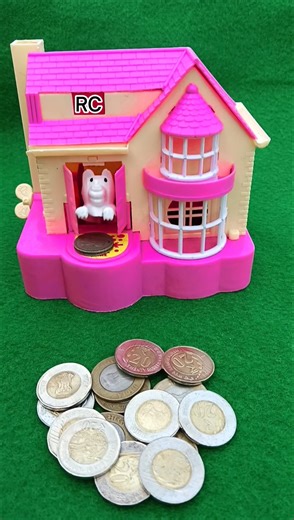 "Unlocking Treasure: The Pappybank House 💰🏠 | Epic Coin Saving Bank Test! 😲✨"#viral #shorts