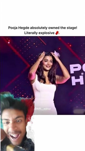 Pooja Hegde absolutely owned the stage 🔥 #poojahegde #stunning #stageshow