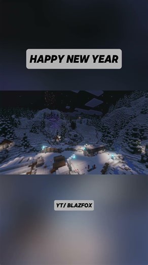To All My Fellas, Happy New Year! #shorts #minecraft