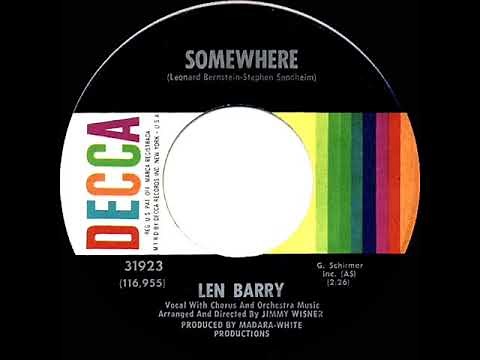 1966 HITS ARCHIVE: Somewhere - Len Barry (mono 45)