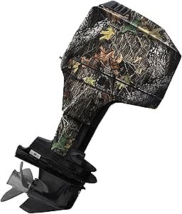 Mossy Oak Graphics Break-Up Camo Boat Motor Wrap Kit - Easy to Install Vinyl Wrap with Matte Finish - 90 HP Or Less Kit