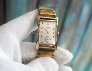 LORD ELGIN 14K Solid Gold Case , Cal. 670, U.S.A Art Deco Mechanical Wind up Men's Watch - Etsy