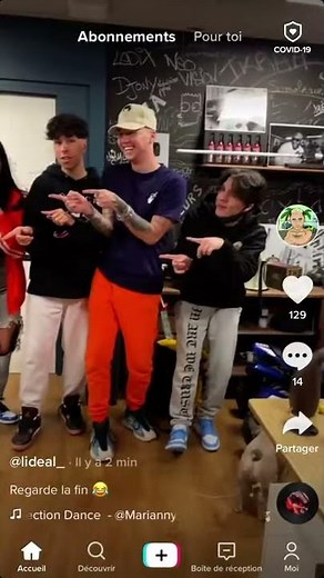 Nouveau TikTok de Lideal, Ydrissia, Maouno et Maxime