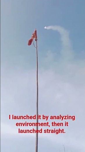 🚀 Model rocket launch #homemade rocket test #model rocket test #rocket test