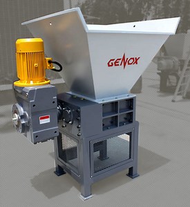 [Hot Item] Good Service Top Feedomh Metal Scrap Compactor Double Mini Two Shaft Shredder