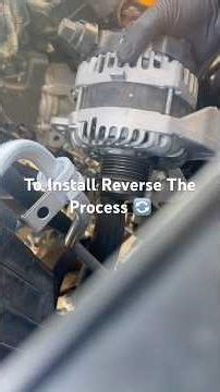 Alternator Replacement On 2020 Chevy Silverado 2500 HD 6.6L L8T Gas Engine