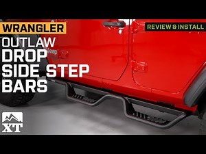 Jeep Wrangler JL Westin Outlaw Drop Nerf Side Step Bars Review & Install
