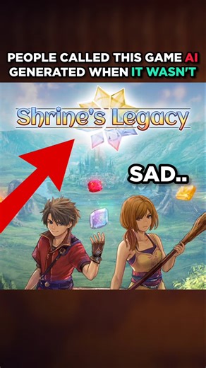 SHRINE'S LEGACY GOT CALLED OUT FOR USING AI #gamingshorts #aigaming #gaming #ps5 #nintendoswitch #pc