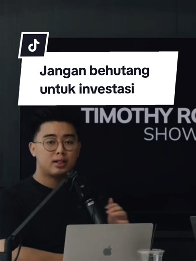 "Tidak ada investasi yang memberikan keuntungan Fix" Sc : YT Timothy R...