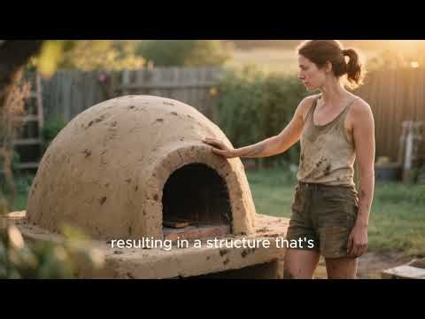 Solo Woman Builds DIY Cob Pizza Oven (Start to Finish)