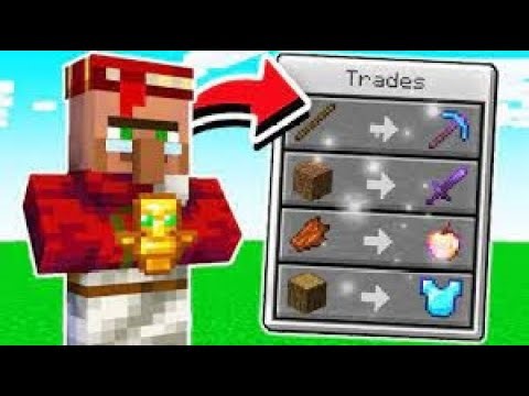 Minecraft But Villager Trades OP Items!