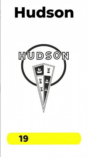 Hudson logo history #CarLogos #Evolution #BrandDesign #AutomotiveHistory #IconicLogos