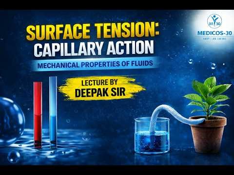 Lecture - 2 | Surface Tension: | Capillary Action | Mechanical Properties of Fluids |