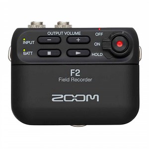 Zoom F2 Field Recorder & Lavalier Mic - 32 Bit Float Technology