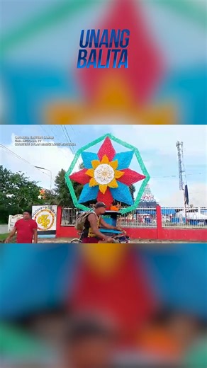 Higanteng parol na gawa sa recycled materials, bida sa Can-avid; Symphony of lights, binuksan na #shorts | Unang Balita | GMA News