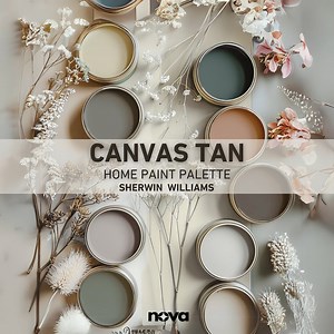 CANVAS TAN Sherwin Williams Paint Palette, Whole House Color Palette, Home Improvement, Color Consultation, Home Renovation Paint Scheme - Etsy