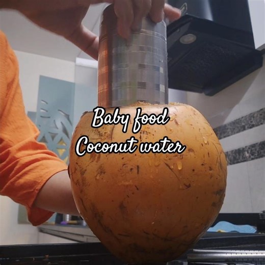 How to ensue hydration in babies during summer - Coconut water- serve the right way #baby #shorts