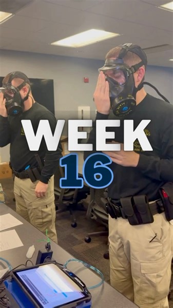 Week 16 marks the halfway point for Class 35. 📆 🔍This week’s schedule included investigation-related topics like crime scene management, fingerprinting, and evidence procedures, plus gas mask fittings and defensive tactics. Next week, we’ll see them take on new challenges as they hit the driving track for the first time! #ArizonaStateTrooperAcademy #AZTroopers #CourteousVigilance | Arizona Department of Public Safety
