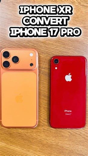 iPhone XR convert iPhone 17 Pro #iphonexr #iphone17pro #viralvideo