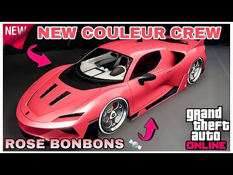 NEW COULEUR MODDER ROSE BONBON 🍭 DE MES 3 CREW SUR GTA 5 ONLINE EN 1.58!