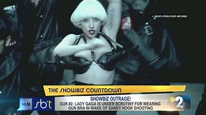 Should Lady Gaga apologize for gun bra?