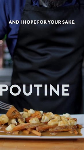 If you aren’t making your own poutine, what are you doing? If you can’t find any cheese curds near you, I am deeply, deeply sorry. | Babish Culinary Universe