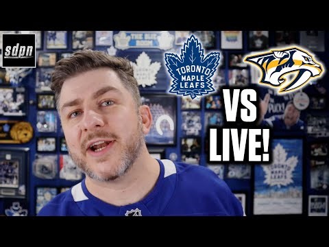 Toronto Maple Leafs vs Nashville Predators LIVE w/ Steve Dangle