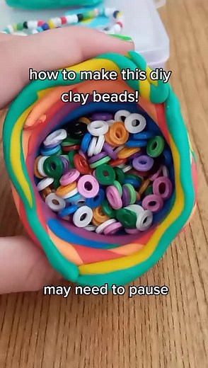 use beads that melt ! #claybeads #easy #art #fyp #foryoupage