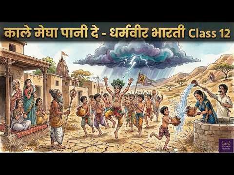 “काले मेघा पानी दे” का असली अर्थ क्या है? | Dharmveer Bharti | Class 12 Hindi Complete Analysis