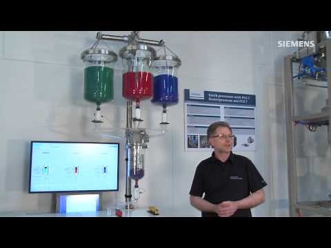 Typical mixing and dosing process with SIMATIC PCS 7 and APF