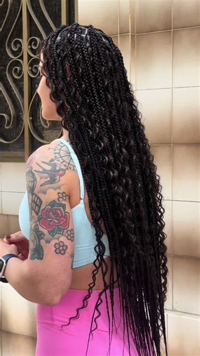 Box Braids Styles for Curly Hair Inspiration