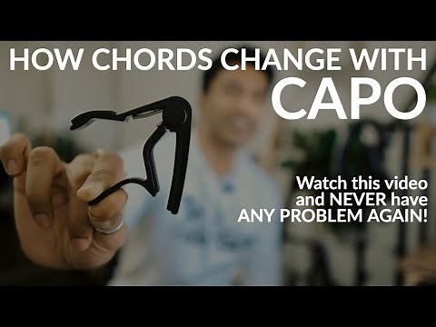 How does the CAPO CHANGE CHORDS?
