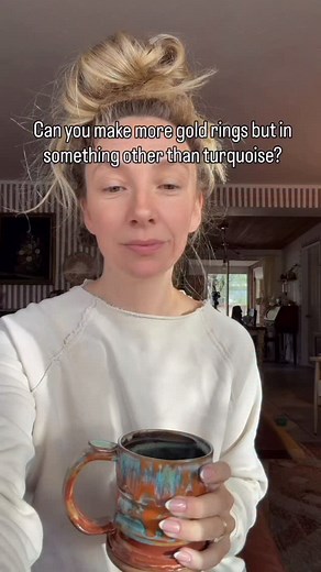 I think I can do that for ya. 🥰 The Golden Sun rings were a hit last time so I decided to roll with the momentum. For you turquoise and gold gals, don’t worry, I’ve got something comin for you too. FOUR DAYS SATURDAY 3 pm PST (2:45 Early Access) | Golden Road Crafted