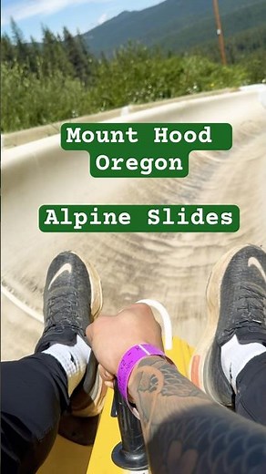 Ski Bowl at Mount Hood Oregon Alpine Slides Experience #oregon #organic