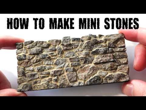 Make and Paint Realistic Miniature Stones
