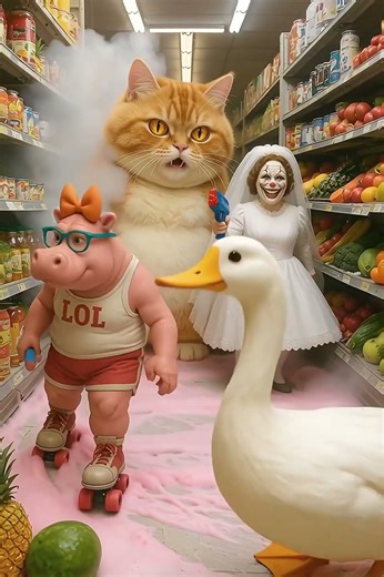 🤡 Lost Bride Alert! Clown Bride & Hippo Partner on a Crazy Mission 💍#MagicComedy