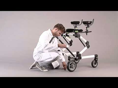 ORMESA: Grillo deambulatore - divisorio, barre appesantimento, maniglione per assistente