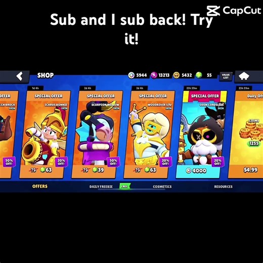 Subscribe and I will do it back! #subscribe #brawlstars #games #ishowspeed #funny