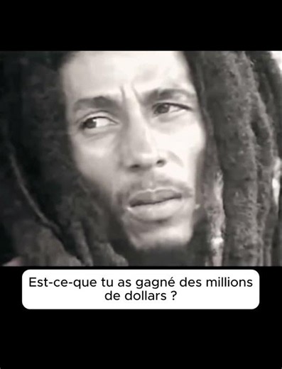 "My wealth is life" — Bob Marley