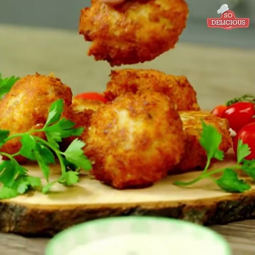 Fried Pollock Meatballs