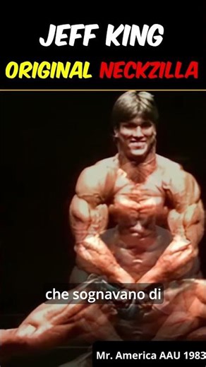 Jeff King: The Original Neckzilla #oldschoolbodybuilding #neckzilla #perte