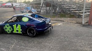 And it’s Emmett Gratten who wins his second race this season in the bandolero bandits!! | Riverhead Raceway