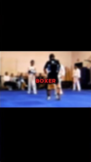 Pro Boxer 🥊 vs Taekwondo Black Belt | #boxing #taekwondo #shorts