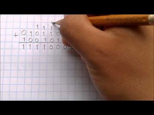 COMO HACER UNA SUMA DE NUMEROS BINARIOS