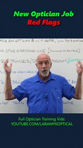 New optician job red flags #optician #optical #laramyk #opticianworks #opticiantraining #abo #abocertification | Laramy-K OpticianWorks | Facebook
