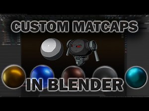 How to MAKE your OWN Matcaps in Blender (for use in any software)