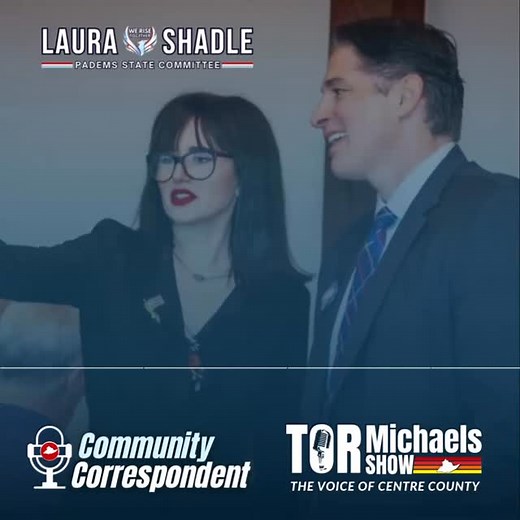 Took the Community Microphone on the Tor Michaels Show to thank everyone in Centre County and across Pennsylvania for voting in Tuesday’s elections. Great things are possible when we participate in our democracy!  | Laura Shadle - Democratic State Committeewoman | Facebook