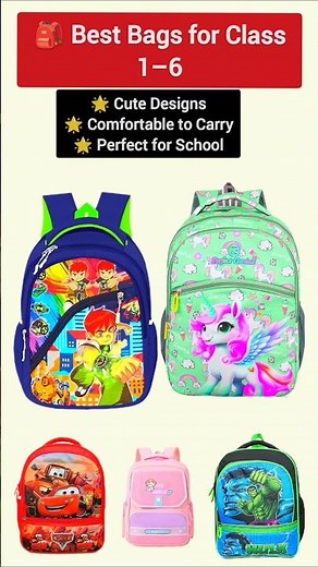 Best School Bag Ideas for Class 1–6 Students 🎒 back to school 🎒✨ | Cute & Stylish School Bags